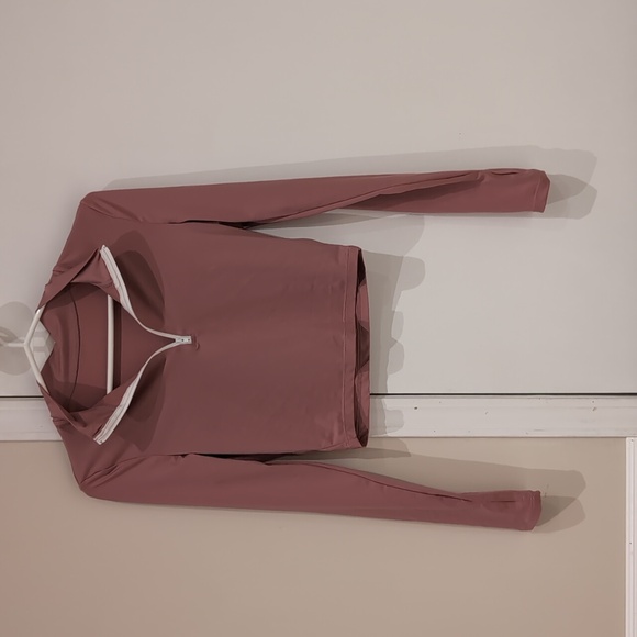 Half zipped cropped sweatshirts - Picture 3 of 6